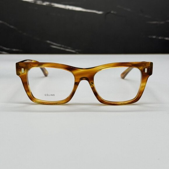 NEW CL50011I 056 CELINE EYEGLASSES HAVANA UNISEX EYEWEAR CELINE  CL 50011I - Picture 3 of 11